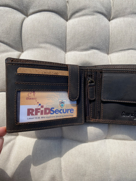Classic Men's Genuine Leather Wallet – Brown | McLean | Lapino Dovanos