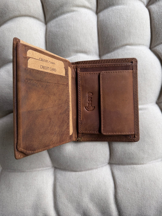 Classic Men's Genuine Leather Wallet - Light Brown | McLean | Lapino Dovanos