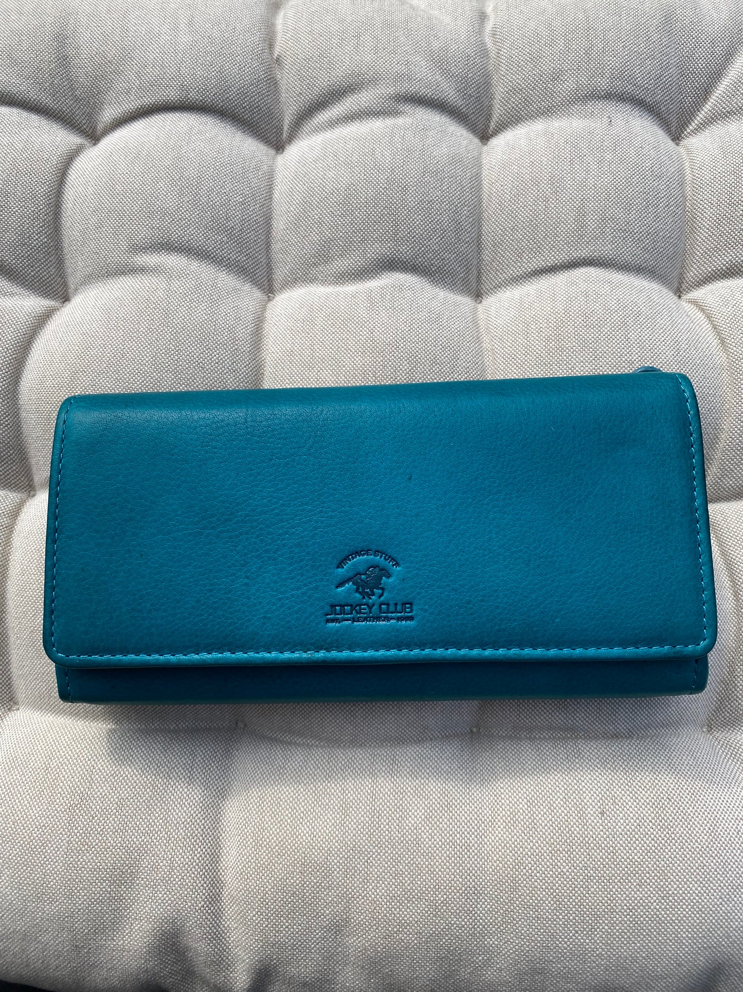 Women's Genuine Leather Wallet – Petrol Blue | Lapino Dovanos