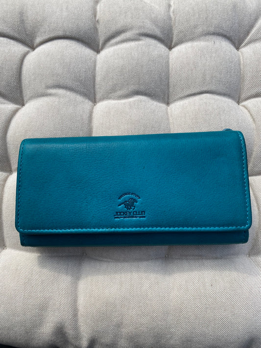 Women's Genuine Leather Wallet – Petrol Blue | Lapino Dovanos