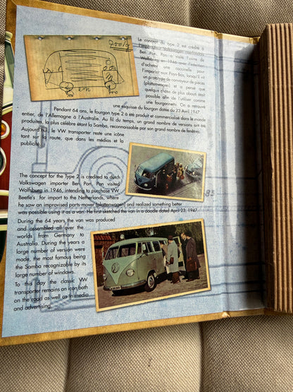 Rinkinys: roleris ir žiebtuvėlis su VW tema, raudona ir sidabro spalvos