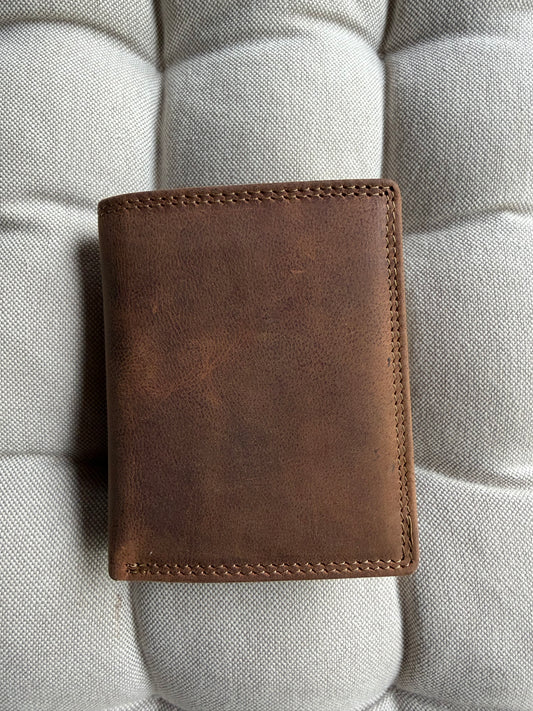 Classic Men's Genuine Leather Wallet - Light Brown | McLean | Lapino Dovanos