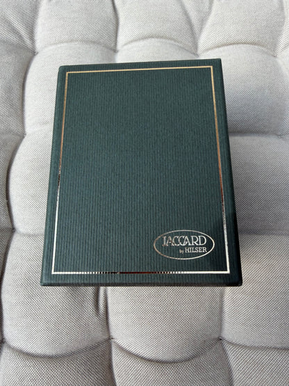 Jaccard by Hilser sidabro tonu stalo laikrodis „Santos" dizainas